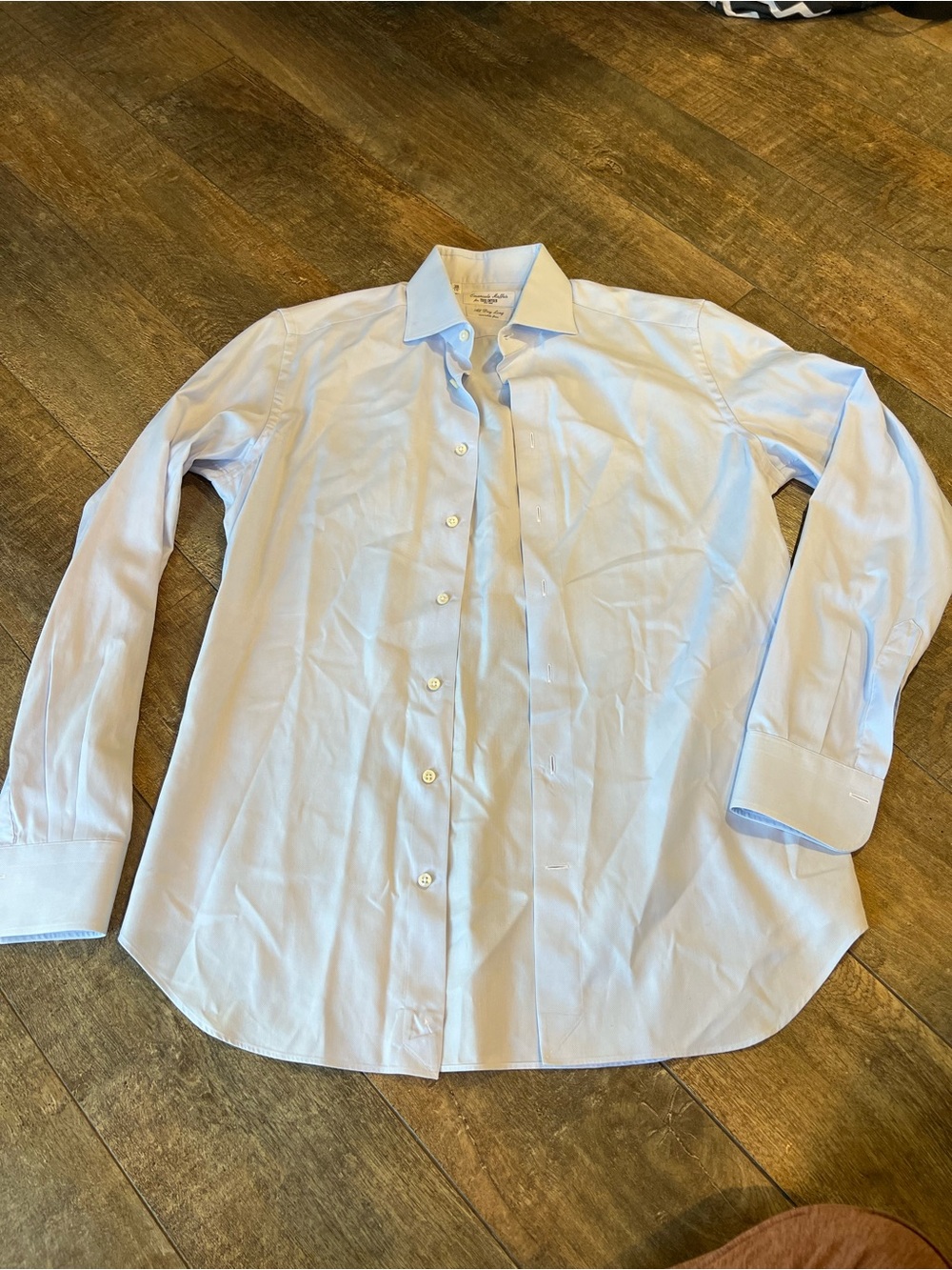 Todd Snyder Men's Light Blue Dress Shirt - Classic Button-Down